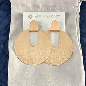 Kendra Scott Rose Gold Circle Earrings
